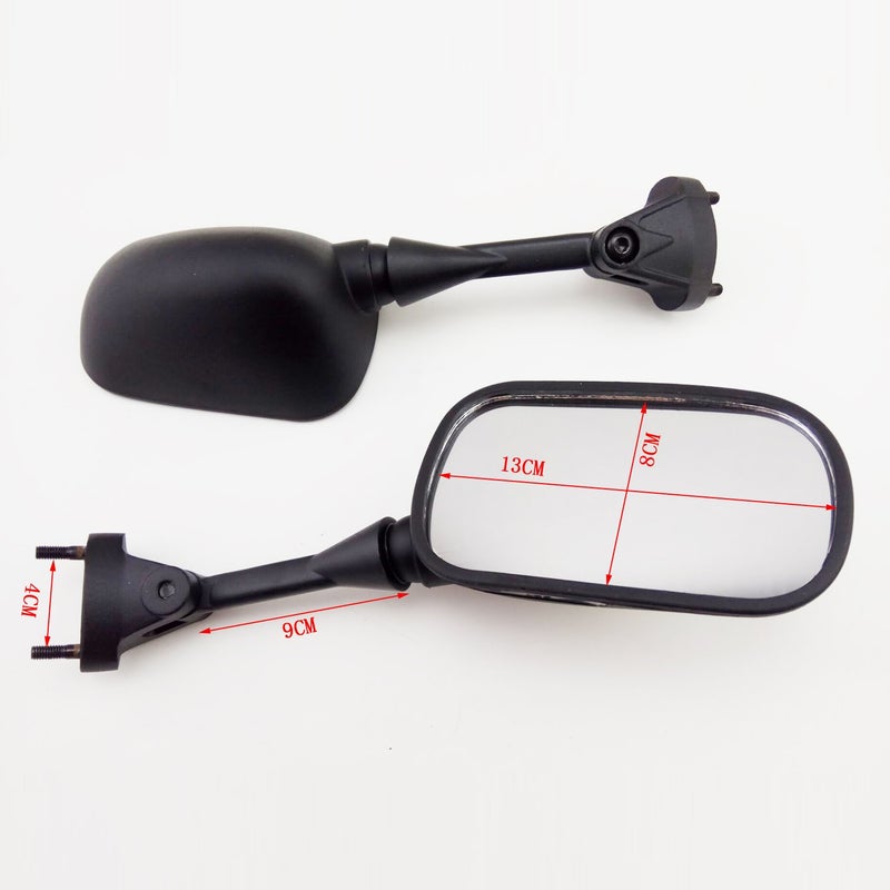 OKSTNO 2004-2010 for Ninja ZX10R / ZX6R 2005-2008 Black OEM Stock Style Racing Mirrors - Left & Right Set - Image 3